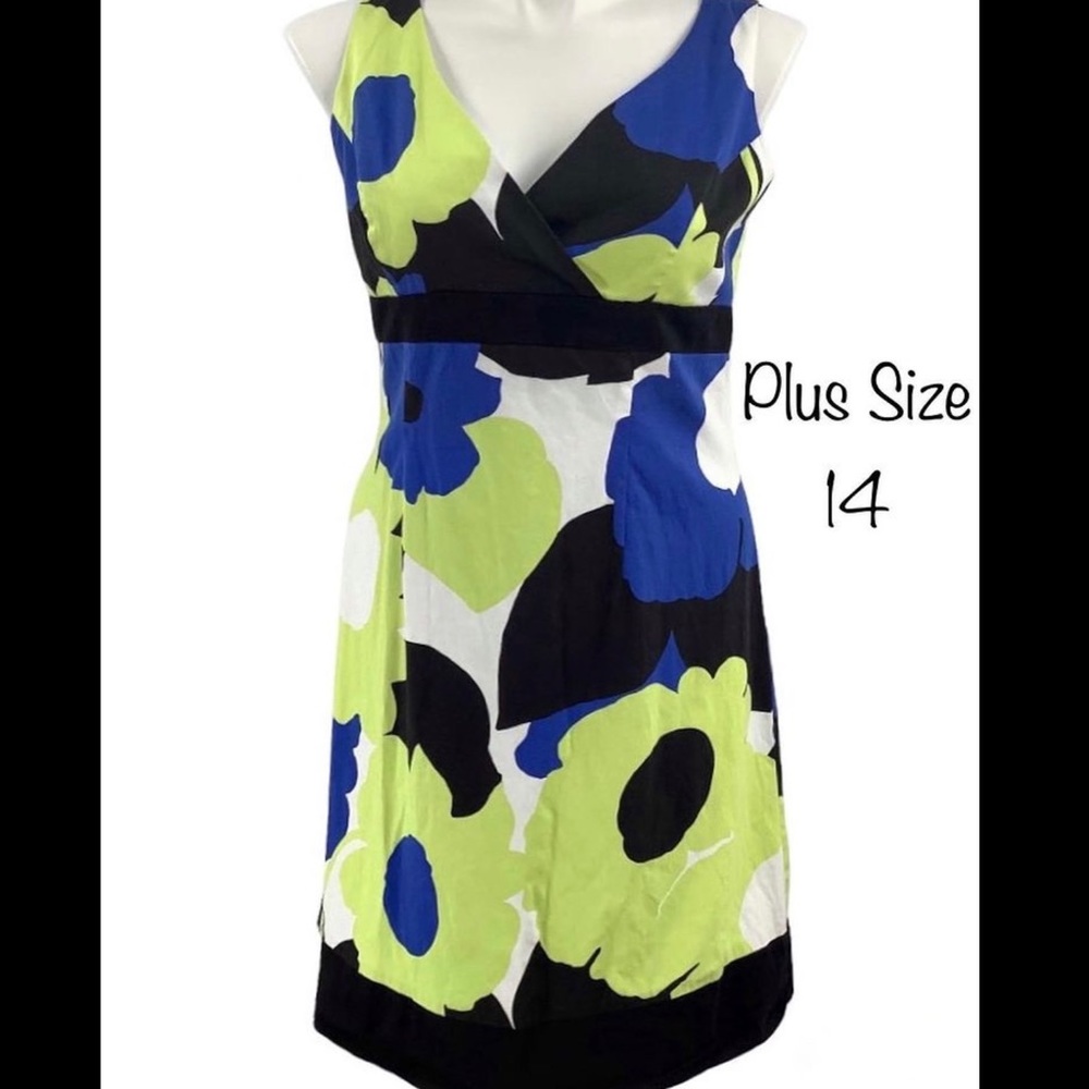 dBy Ltd Floral Print Dress Plus Size 14
